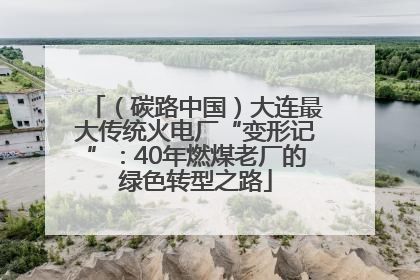 （碳路中国）大连最大传统火电厂“变形记”：40年燃煤老厂的绿色转型之路