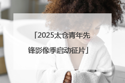 2025太仓青年先锋影像季启动征片